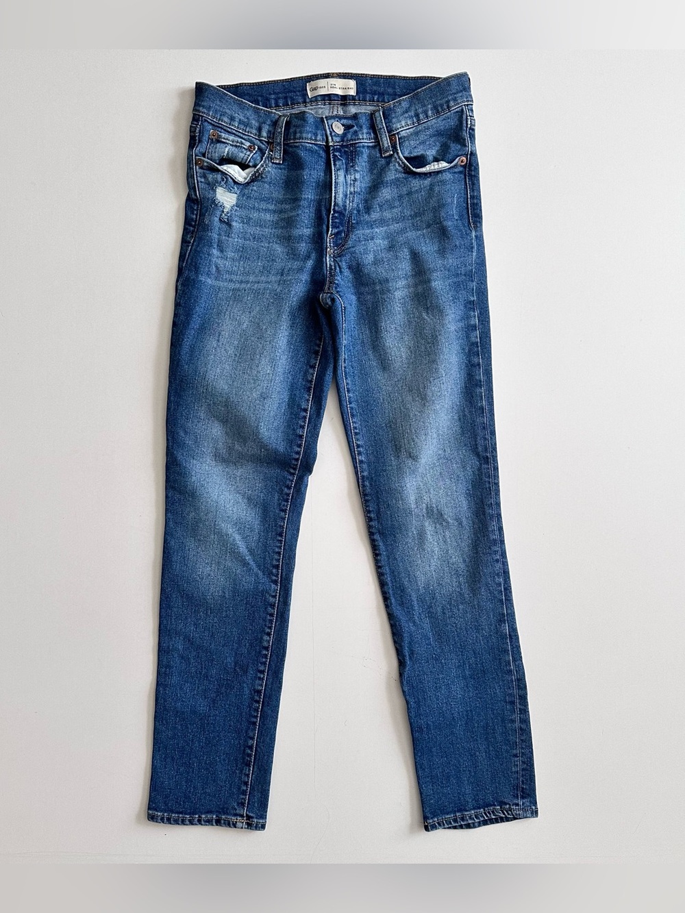 GAP Real Straight Jeans Blue Size 27